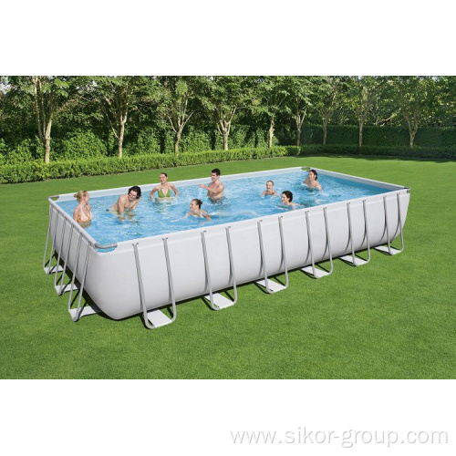 Factory Customized Stainless Steel Frame Swimming Pool